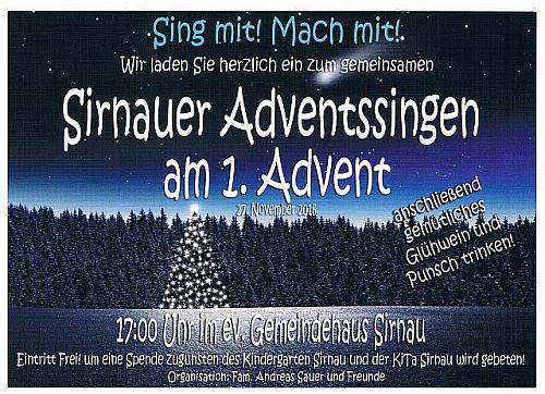 Adventssingen Adventssingen